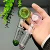 Smoking Pipes Coloured single-wheel glass concave pipe Great Pyrex Glass Oil Burner