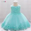 Girl Dresses 2023 Toddler Dress Pearl Embroidered Baby Lace Princess Wash