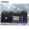 4m-8m High quality Customized full PVC outdoor inflatable spray booth Inflatables car Paint Tent