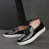 Dress Shoes Italy Men Casual Summer Leather Loafers Office For Driving Moccasins Comfortable Slip on Party Fashion 230308