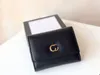 Projektant luksusowy portfel dla kobiet męski posiadacz karty dorywczo kieszonka na monety modna torebka małe torebki etui na karty dla kobiet portfele ze skóry wołowej 2303092BF
