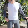 Cyclisme Chemises Tops YKYWBIKE Hommes Maillot Cyclisme Manches Longues Fit Confortable Protection Solaire Vélo De Route VTT Maillots Printemps Automne 230309