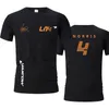 25xq 2023 New Men's and Women's F1 Team T-shirt s 2023 Fashion Mclaren Lando Norris Short-sleeved Round Neck Oversized Outdoor Sports Top 4d7f