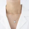 Collier personnalisé ras du cou en acier inoxydable, chaîne en argent, cadeau pour maman et fille, pendentif avec lettre de charme, cadeau de demoiselle d'honneur, bijoux personnalisés