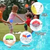Piscine giocattolo Palloncini d'acqua in silicone antistress Riempimento rapido Giocattolo di decompressione con sfera di esplosione d'acqua riutilizzabile autosigillante