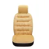 Novos assentos artificiais de carro de pelúcia cobertura almofada de assento da frente para a almofada de proteção confortável Winter WhiM Cadeira de cadeira universal Acessórios de interiores de carro de inverno universal