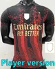 23 24 IBRAHIMOVIC AC MILANS قمصان كرة قدم R. LEAO GIROUD KESSIE نسخة لاعب قميص كرة القدم للرجال 2022 2023 2024 TONALI Camiseta De Futbol THEO BRAHIM 4th Uniforms