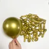 Other Event Party Supplies 1Set Red Balloon Garland Arch Kit Metallic Gold Confetti Latex Balloons Christmas Wedding Birthday Party Baby Shower Decorations 230309