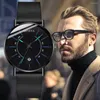 Bilek saatleri Erkekler İzler 2023 Lüks Moda İş İzle Ultra İnce Paslanmaz Çelik Örgü Kemer Kuvars Bilek Reloj hombre