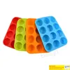 12 Grid Silicone Cake mögelkakor Kakor Mögel Matkvalitet Choklad Mögel Jelly Pudding Mold Kitchen Baking