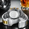 Wristwatches Top Brand Full Steel Business Quartzwatch مع Waterproof Design Wast Watch for Manwristwatches Thun22