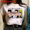 メンズTシャツカワイイハンターxハンターキルアゾルキックTシャツ男性