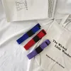 Cinture Cintura in tela con fibbia in plastica Uomo Donna Moda Trend Jeans Uomo Stile Harajuku Decorativo colorato per le donneCinture