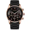 Ar montre hommes montres Quartz montre-bracelet 5905 Silicone alliage bande mode mâle horloge étanche Relogio Masculino279j