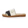 Woody Flat Mules Slides Sandals Мужские женские тапочки холст.