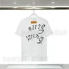 2023 Tasarımcı Erkek Tişörtler Tees Polos Mens T Shirt Yaz Tişört Lüks Siyah Beyaz Renk Basit Mektup Baskı Tişörtleri Günlük Pamuk Tişört