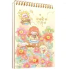 A3/A4 Tekening Notebooks Roze paars Geel kleurrijke meisjes Blanco Dikke Sketch Handgeschilderd Speciaal notitieboekje