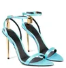 Elegante Merken vrouw desinger sandaal Hangslot Puntige Naakte Sandalen Schoenen Vrouwen Lock-and-key Metalen Stiletto Hoge zwarte Hakken Sexy Lady Party Trouwjurk EU35-43