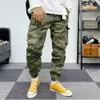 Herenbroeken Herenbroeken Camouflage Haremjoggers Cargobroeken voor heren Hiphop Casual Zakken Joggingbroeken Mannelijke oversized broeken Herenbroeken 230309