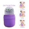 Ice Cream Tools Roller for Face Eyes Neck Ice Cube Cup Mold Beauty Skin Care Gua Sha Tools Brightens Skin Reusable Summer Facial Treatment Tools Z0308