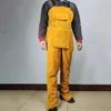 Grembiuli Abbigliamento per saldatura per impieghi gravosi Pelle bovina Gamba divisa Bavaglino resistente al calore con tasche Strumento per uomo Donna 230308