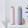 Water Bottles 500ml Stainless Steel Thermos Cup Water Bottle12-24 Hours Thermos Bottle Portable Large Capacity Outdoor Travel Mug Copo Termico 230309