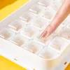 Ice Cream Tools 3264 Grid Ice Cube Tray with Lid and Bin Press Silicone Ice Cube Maker Mold Ice Mould Box for Bar Gadget Kitchen Accessories Z0308