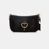 Omuz çantaları harajuku kawaii lolita kadın pu deri şeker rengi tatlı sevimli crossbod ile para çanta çanta cüzdanı 230309