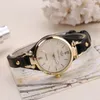 Wristwatches Fashion Casual Watches For Women Round Dial Rivet PU Leather Strap Analog Quartz LadiesWristwatches