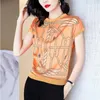 orange satin topp