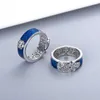 20% de réduction 2023 Nouveaux bijoux de mode de luxe de haute qualité pour la même paire japonaise coréenne pour hommes et femmes, bague en argent thaïlandais, bijoux