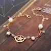 Charm Bracelets Anime Card Captor Sakura Fashion Imitation Pearl Beads Chains Bracelet Cardcaptor Bangles