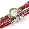 Wristwatches Charm Jewelry Accessories Women Wristwatch Hasp Buckle Gift Bracelet Watch Quartz Fashion Round Shape Practical Leather Strap