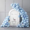 Autres fournitures de fête d'événement Ballons Kit d'arc de guirlande bleue Décoration de mariage romantique Ballons Décoration de Noël Fête Baby Shower Anniversaire Accessoires pour la maison 230309