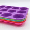 12 Grid Silicone Cake mögelkakor Kakor Mögel Matkvalitet Choklad Mögel Jelly Pudding Mold Kitchen Baking