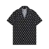 남성 반바지 슬리브 하와이안 셔츠 패션 플로랄 프린트 버튼 다운 볼링 캐주얼 셔츠 남성 여름 드레스 셔츠