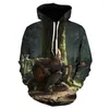 Men's Hoodies The Last Of Us 2 Game 3D Print Hoodie Harajuku Men Sweatshirt Winter Fashion Guitar Pullover Hip Hop Clothing Cosplay