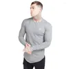 Men's T Shirts Autumn Men Printing Long Sleeve Shirt Hip Hop Streetwear Gyms Man's Fitness Sweatshirt Silk