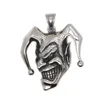 Pendant Necklaces Unisex 316L Stainless Steel Punk Gothic Clown ChainPendant