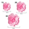 Fleurs décoratives 1 PC Fleur Rose Fleur PE Mousse Mur Décors Décor Artificielle Grand