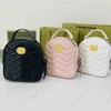 Klasyczne skórzane plecaki Marmont Podwójne torby G Czarny Biały Różowy Mężczyźni Kobiety Tornister Projektant Luksusowe torebki Totes Lady Crossbody na ramię GGity Bag Portmonetki podróżne