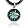 Pendentif Colliers Ciel Étoilé Collier Edelweiss Petite Mode Charme Corde Ras Du Cou Hommes Femmes Cadeaux Chanceux Bijoux En Gros