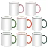 11 oz Keramik-Sublimations-Kaffeetasse, Porzellan, leer, weiße Tassenrohlinge, verpackt für Tee, Milch, Latte, heißen Kakao, Großhandel