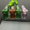 Smoking Pipes Colored cartoon logo glass pipe Wholesale Glass