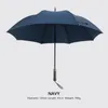 Umbrellas Parachase 120cm Big Long Umbrella Men Business Double Layer Windprooof Rain Women Leather Cover Golf Outdoor