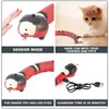 Toys de gato sensor automático Snake Electric Interactive for S USB Charging Funny Kitten Toy Acessórios de brinquedos Pet Supplies 230309