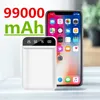 10000mAh Portable Mini Power Bank LED Digital Display Power Bank Externt batteripaket för iPhone 12Pro Xiaomi Huawei