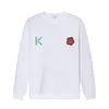 Kenzo Sweat à capuche Designer Mode Hommes Femmes Sweat à capuche Tiger Head Advanced Broderie Col rond Pull Automne Hiver Lâche High Street Tops 7 TYH4