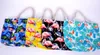 Canvas flamingo makeup bag Creative Cartoon hand bags women outdoor travel camping storage sack summer beach bag cotton rope cosmetic bags