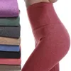 Leggings femininas mulheres outono inverno grosso de algodão quente perneiras fêmeas de cintura alta fitness slim calças magras damas esticadas de legging l439 230309